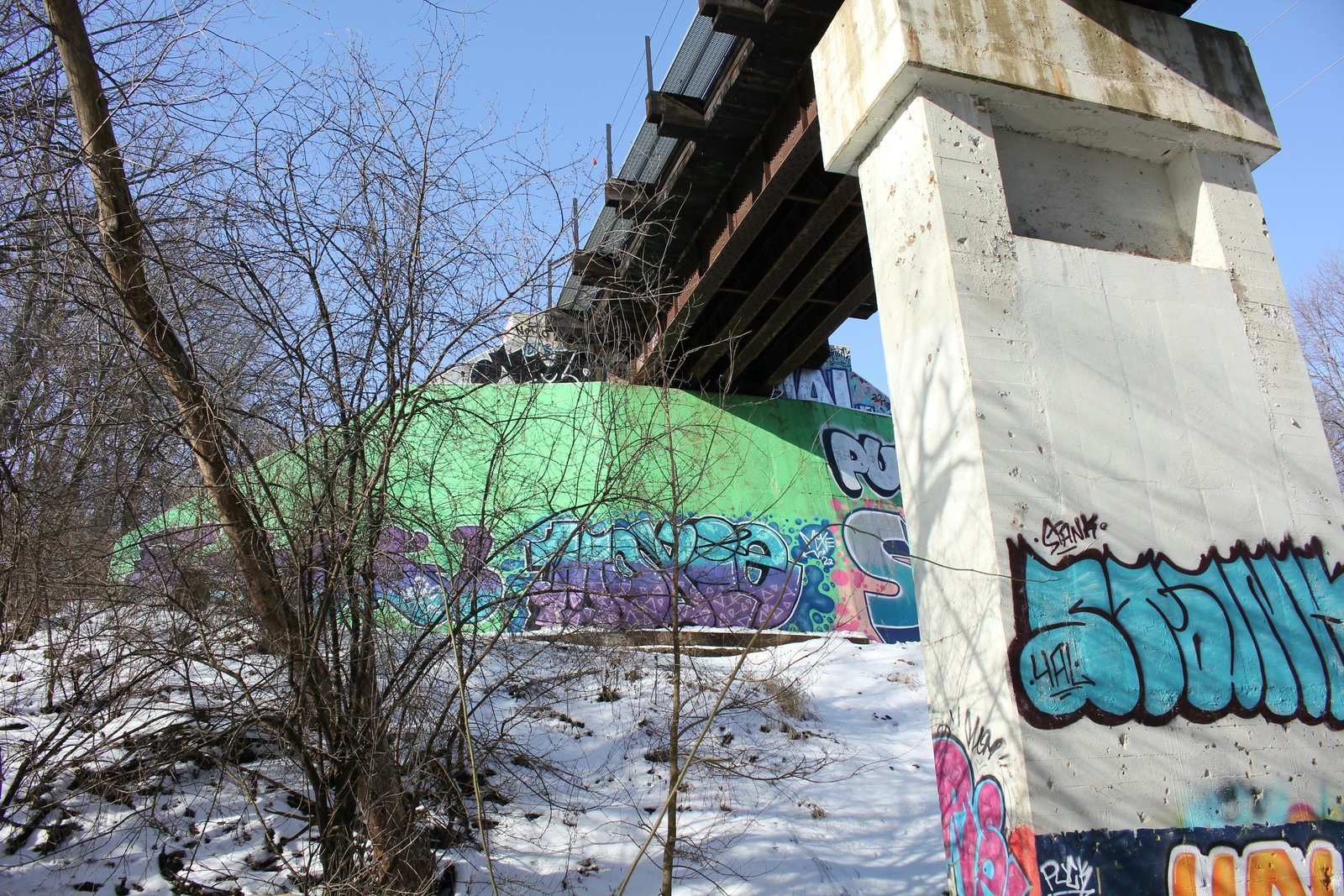 West abutment